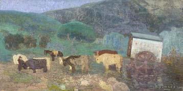 Pedro Figari La carreta oil painting picture